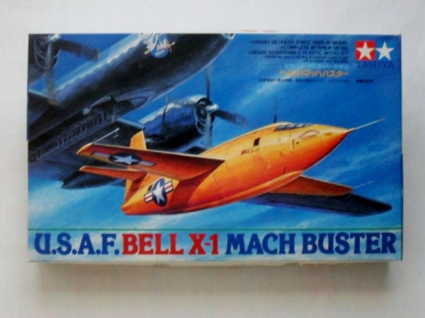 Bell X-1 Rocket Plane 1/72 Scale Plastic Model Kit Tamiya 60601