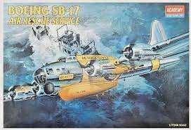 Boeing SB-17 Flying Fortress Air Sea Rescue 1/72 Scale Plastic Model Kit Academy 2165