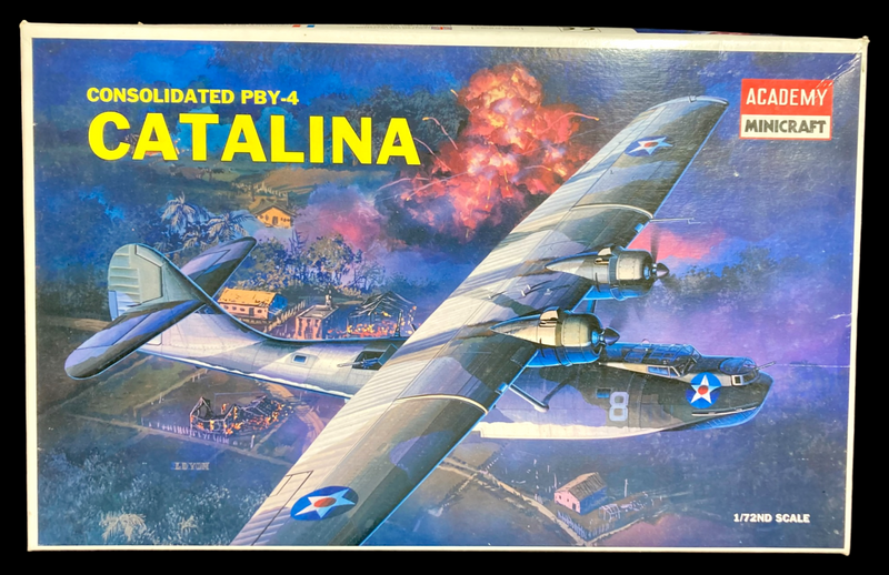 Consolidated PBY-4 Catalina 1/72 Scale Plastic Model Kit Academy 2136