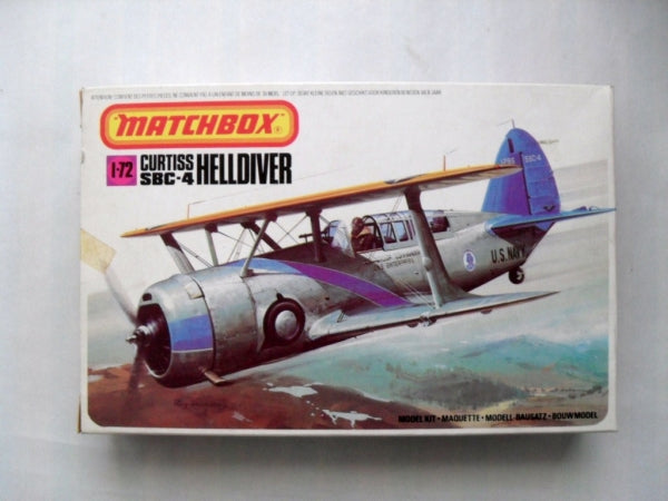 Curtiss SBC-4 Helldiver Cleveland l 1/72 Scale Plastic Model Kit Matchbox PK35