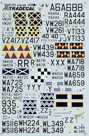 Gloster Meteor F4, T7 1/48 Scale Decal Sheet Xtradecal 48046