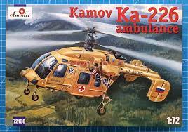Kamov Ka-226 Ambulance Helicopter 1/72 Scale Plastic Model Kit AModel 72130