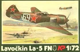 Lavochkin La-5FN Fighter 1/72 Scale  Plastic Model Kit KP 24