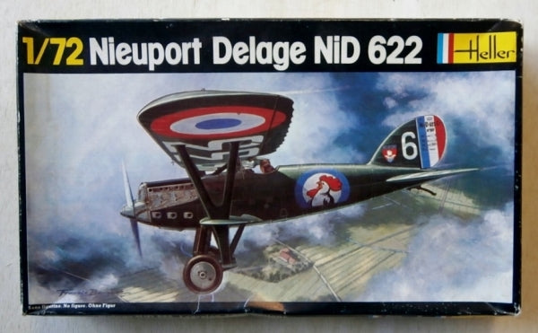 Nieuport Delage NiD 622 Fighte r1/72 Scale Plastic Model Kit Heller 224
