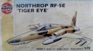 Northrop RF-5E Tiger Fighte4r 1/72 Scale Aircraft Model Kit Aitfix 03057