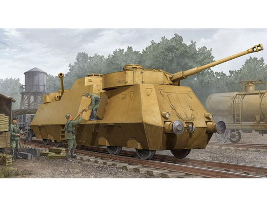 Panzerjager Triebwagen 51 Armoured Train 1/35 Scale Plastic Model Kit Trumpeter 01516
