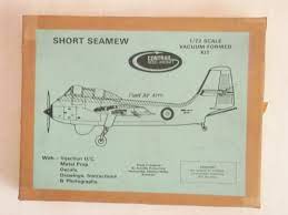 Short Seamew Anti Submarine Aircraft 1/72 Scale Vacuform Plastic Model Kit Contrail