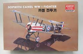 Sopwith Camel Fighter 1/72 Scale Plastic Model Kit Academy 1624