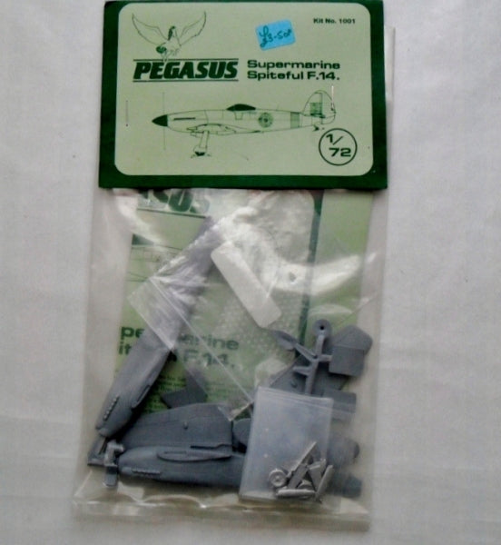 Supermarine Spiteful F.14 1/72 Scale Plastic Model Kit Pegasus 9