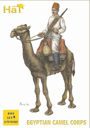 Egyptian Camel CorpsMilitary Figures Set 1/72 Scale Plastic Model Kit HaT 8193