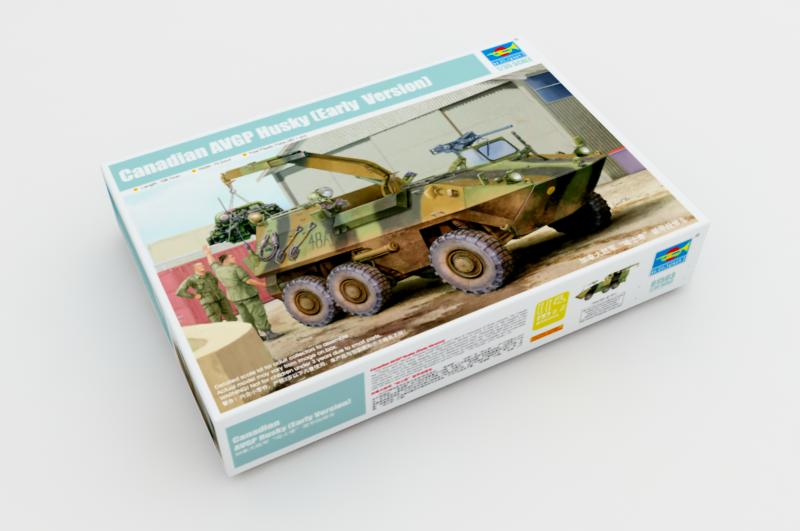 AVCP Husky  Armoured Vehicle 1/35 Scale Plastic Model Kit Trumpeter 0101503