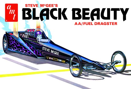 Black Beauty Wecge Dragster Race Car 1/25 Scale Plastic Model Kit AMT1214