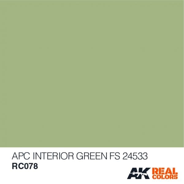 RC078 FS24533 APC Interior Green Acrylic Paint AK Interactive