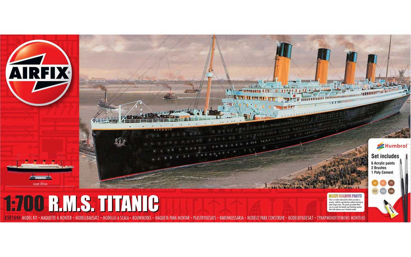 RMS Titanic Ocean Liner 1/700 Scale Plastic Model Kit Airfix A50164