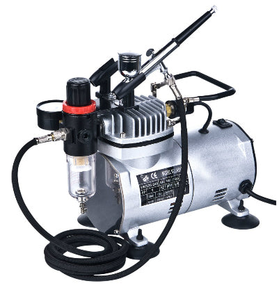  AS18K-2 Tankless Air Compressor with HS-30 Airbrush by  Vigiart Airbrush