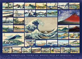 Thirty Six Views of Mount Fuji by Hokusai