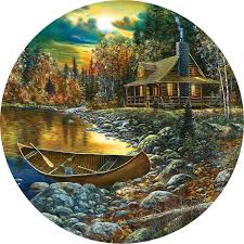 Fall Cabin in the Round