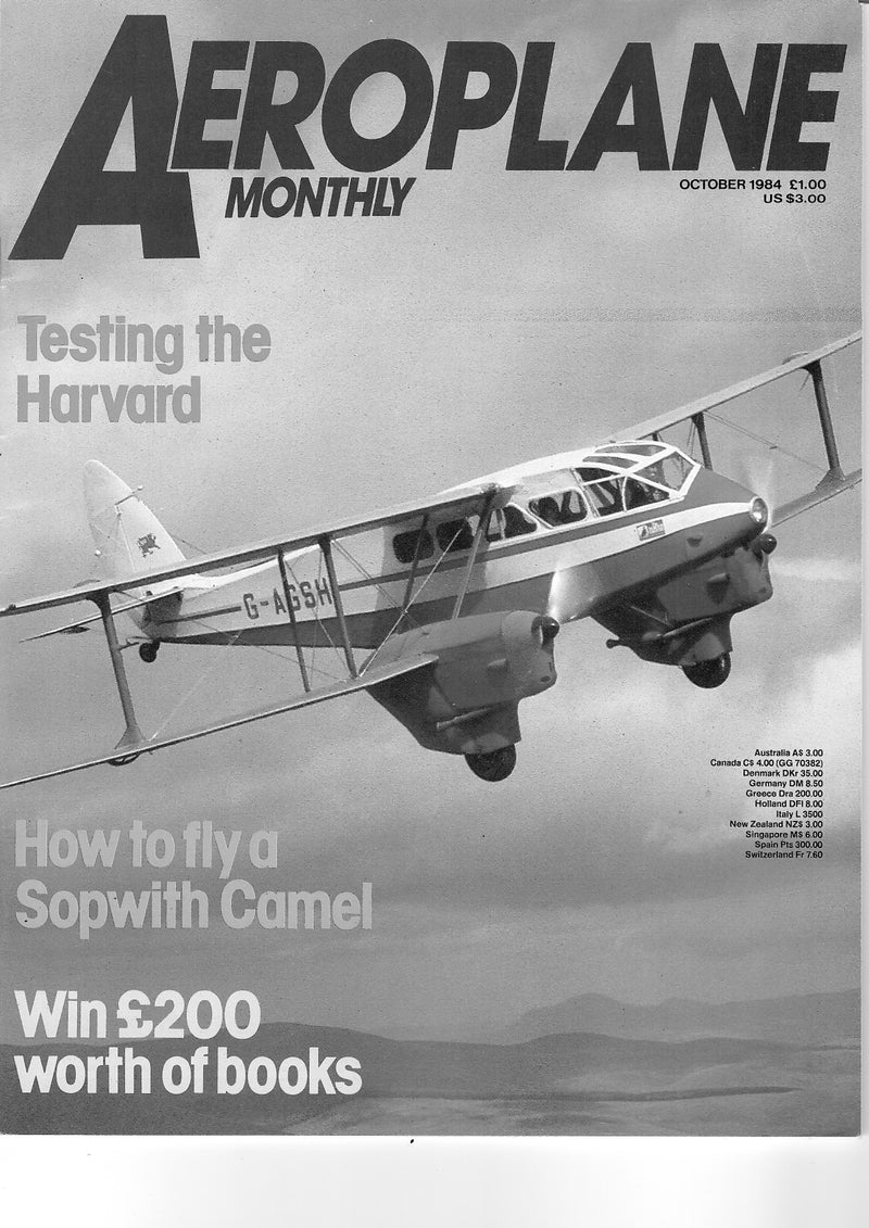 Aeroplane Monthly Magazine October 1984 Volume 12 no  10 ssue 138