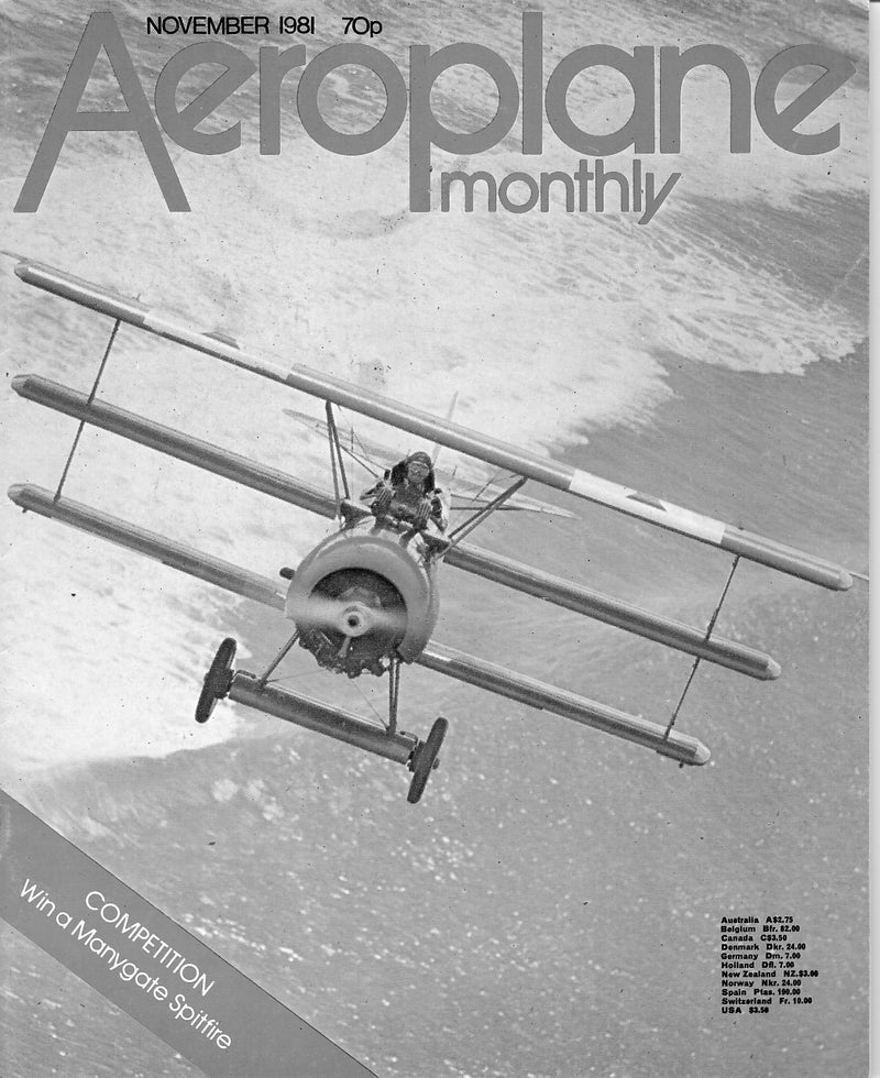 Aeroplane Monthly Magazine November 1981 Volume 9 no 11 ssue 108