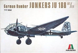 Junkers JU-188 A1-E11 1/72 Scale Plastic Model Kit italeri 117