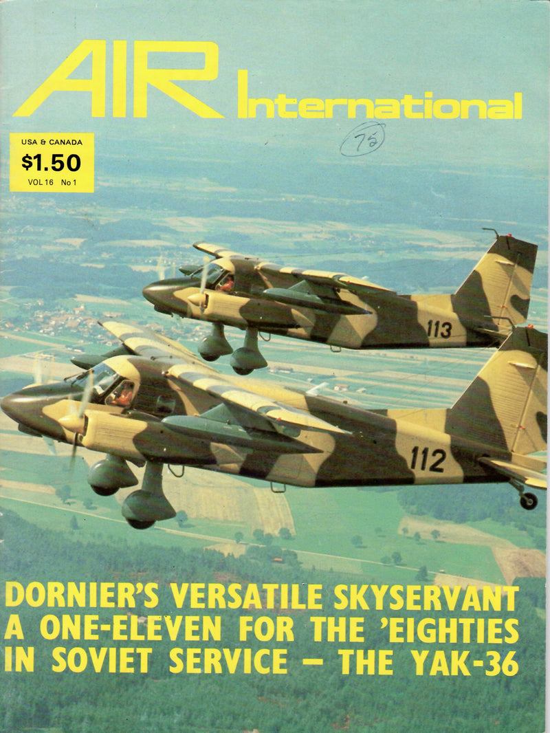 AIR International  Magazine  January 1979 Volume 16 no 1