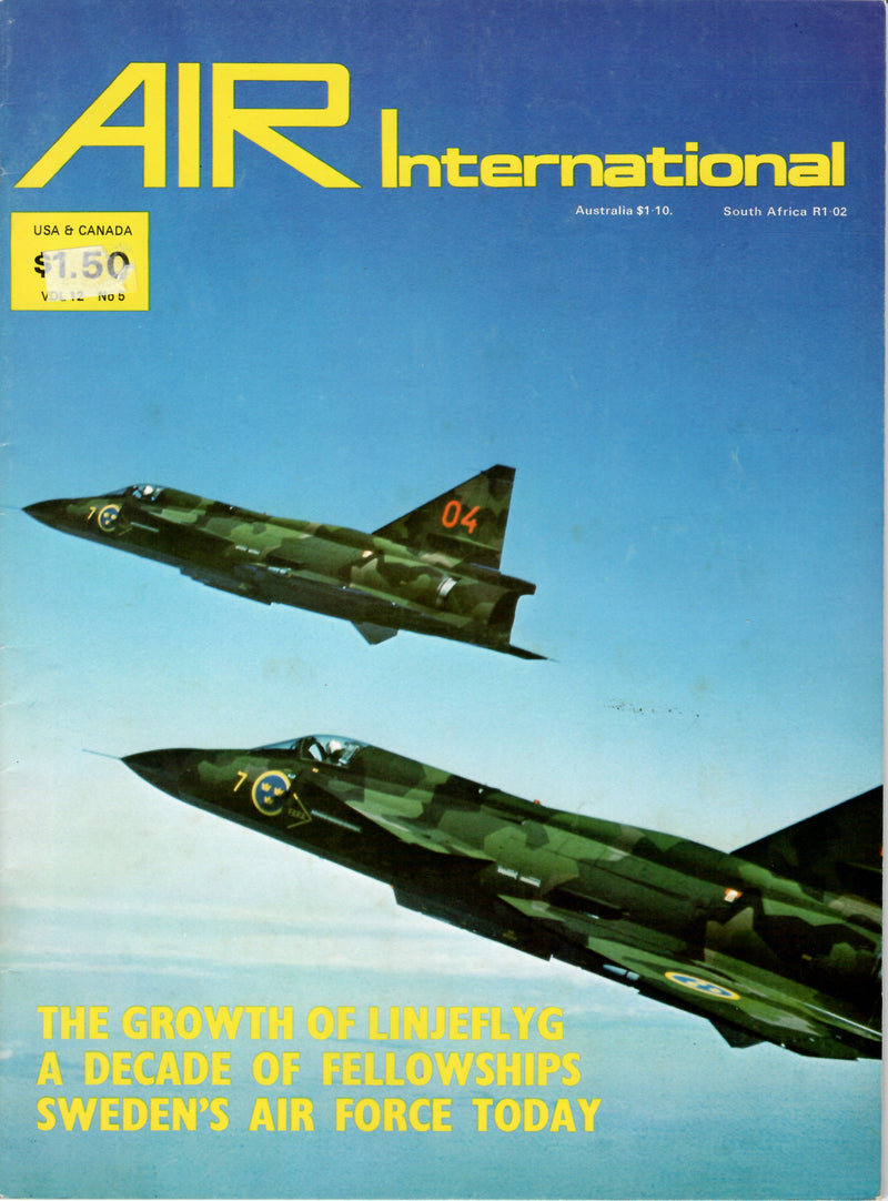 AIR International  Magazine May 1977 Volume 12 no 5