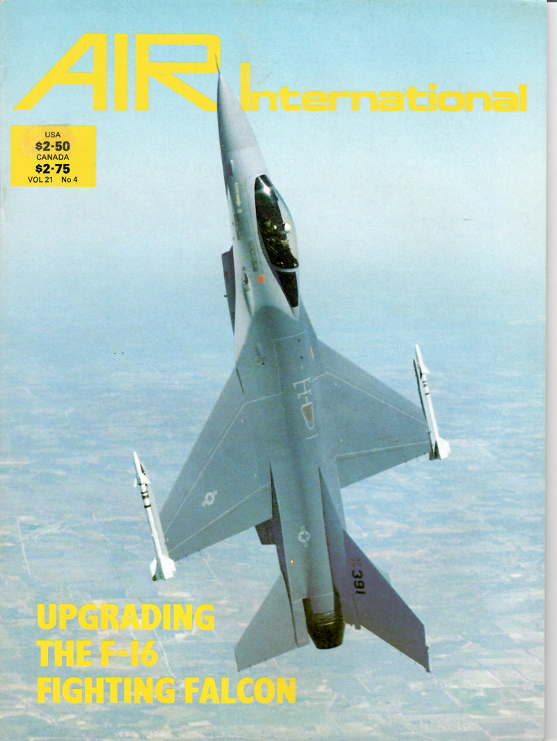 AIR International  Magazine October 1981 Volume 21 no 4
