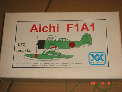 Aichi F1A1 Floatplane 1/72 Scale Resin Model Kit AV Resins AV095