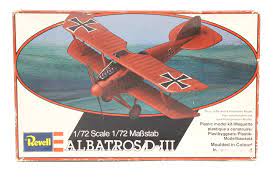 Albatros D.lll  Fighter 1/72 Scale  Plastic Model Kit Revell 4110
