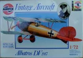 Albatros DV Fighter 1/72 Scale Aircraft Model KitAirfix 01078