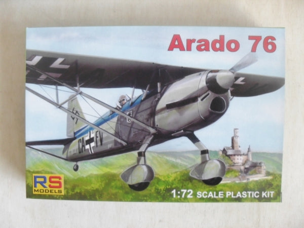 Arado Ar-76  Fighter 1/72 Scale Resin Model Kit RS Models 92033