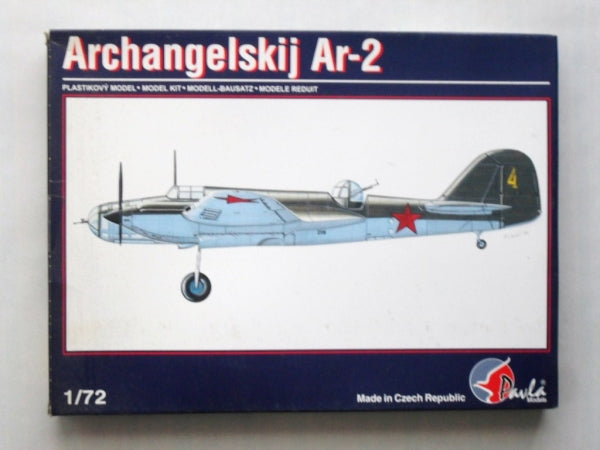 Arkhangelskii Ar-2 Bomber 1/72 Scale Plastic Model Kit Pavla 72011