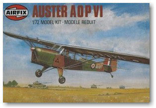 Auster AOPVl Spotter Aircraft 1/72 Scale Plastic Model Kit Airfix 61069-4