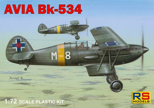 Avia B-534 Fighter 1/72 Scale Resin Model Kit RS Models 92065