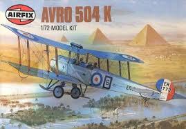 Avro 504K Trainer 1/72 Scale Plastic Model Kit Airfix 61048-7