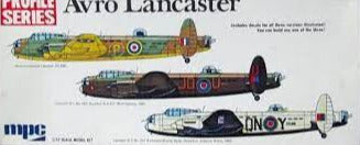 Avro Lancaster B I 1/72 Scale Plastic Model Kit MPC 2-2503