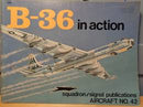 B-36 in Action Softcover Book Squadron Signal Aircraft No42