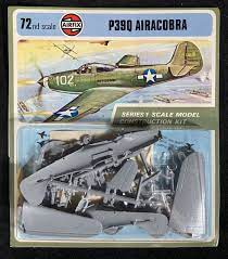 Bell P39Q Aircobra Fighter 1/72 Scale Plastic Model Kit Airfix 01039-1