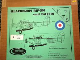 Blackburn Ripon/Baffin Bomber 1/72 Scale Vacuform Plastic Model Kit Contrail