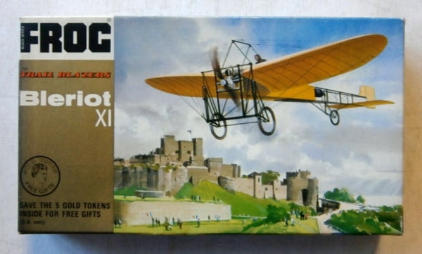 Bleriot Xl Monoplane 1/72 Scale Plastic Model Kit Frog F173