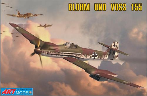 Blohn and Voss BV 155 Fighter  1/72 Scale Plastic Model Kit Art Model AM7202