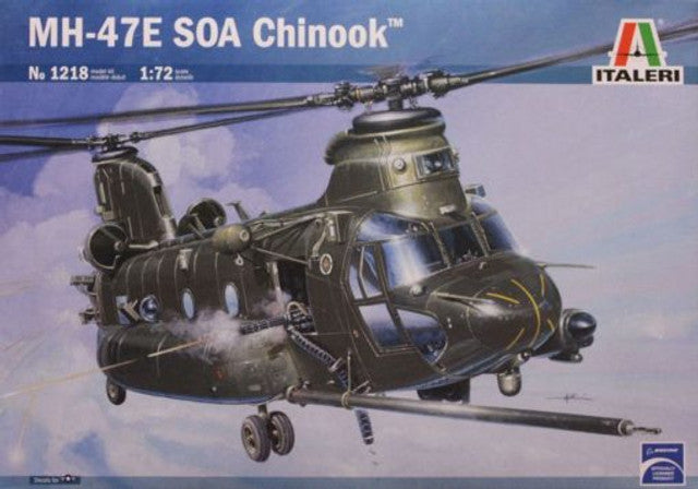 Boeing MH-47E SOA Chinnook  1/72 Scale Plastic Model Kit Italeri 1218
