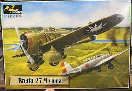 Breda BA27M Fighter 1/72 Scale Plastic Model Kit AZ Model 7201