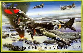 Bristol Blenheim MKl 1/72 Scale Plastic Model Kit Cooperativa R72003