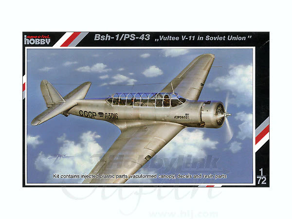 Bsh-1 (Vultee V-11) Airliner 1/72 Scale Plastic Model Kit Special Hobby 72125