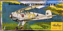 Bucker Bu133 Jungmeister Yrainer 1/72 Scale Plastic Model Kit Heller 078