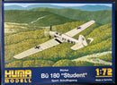 Bucker Bu 180 Student Trainer 1/72 Scale Plastic Model Kit Huma Models 3000