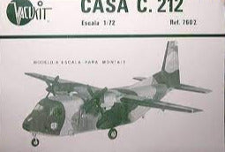 CASA C.212 Transport 1/72 Scale Plastic Vacuform  Model Kit Vacukit 7602