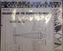 Cessna T-50/ AT-17 Bobcat/Crane Trainer 1/72 Scale Vacuform Plastic Model Kit Formaplane 15