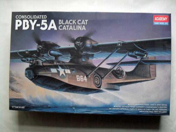 Consolidated PBY-5A Catalina 1/72 Scale Plastic Model Kit Academy 2137